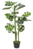 vidaXL Künstliche Pflanze Monstera mit Topf Grün 100 cm Produktbild-Vorschau 2
