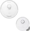 Two white robot vacuum cleaners are shown against a white background. Produktbild-Vorschau