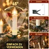 Bougies LED sans fil pour sapin de Noël, avec clips, Voir les images du produit 6