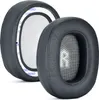 Two black ear pads for headphones are shown, with one slightly behind the other. Podgląd zdjęcia produktu