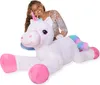 TE-Trend Kuscheltier Einhorn 120cm XXL Regenbogen Produktbild-Vorschau 2