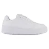 A white Champion platform sneaker is shown from the side against a white background. Produktbild-Vorschau