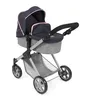 BAYER CHIC 2000 Puppenwagen Kombi MILA 567-26 Melange navy Produktbild-Vorschau 1