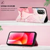 Moto G 5G 2022 Hülle, Marmor Motiv Kunstleder Tasche Wallet Produktbild-Vorschau 3
