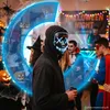 Maska na Halloween z oświetleniem LED Straszna maska na Podgląd zdjęcia produktu 13