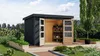 Karibu Gartenhaus Hybridhaus Metall Jupiter 4 anthrazit Produktbild-Vorschau 1