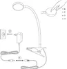 LED Klemm Leuchte dimmbar 4W Lese Lampe schwenkbar Nacht Produktbild-Vorschau 10