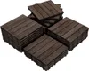Yaheetech 30x30 cm Fliesen Outdoor & Indoor Holzfliesen Produktbild-Vorschau 1