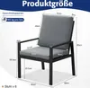 MeXo 6er set Stühle, Gartenmöbel-Sets Frei Kombination, Produktbild-Vorschau 3