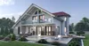 A modern house with a garden and pool area. Produktbild-Vorschau