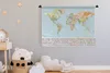 MuchoWow® Wandteppich Wandbehang Weltkarte - Flagge - Produktbild-Vorschau 4
