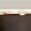Lindby Deckenleuchte Laurenz, 5-flg., schwarz/gold, Textil Produktbild-Vorschau 6