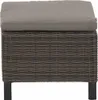 Siena Garden Corido Hocker Aluminium/Geflecht Anthrazit Produktbild-Vorschau 2