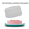 BigDean 2 Stück Kuchen Transportbox Rund mit Kühlfach in Produktbild-Vorschau 7