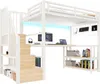 Zerbaco hoogslaper, 90x200 cm, eenpersoonsbed met ijzeren Productafbeelding-voorbeeld 7