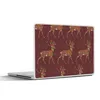 MuchoWow® Laptop Aufkleber Sticker Cover Hirsche - Muster - Produktbild-Vorschau 1