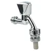 A close-up studio shot of a chrome faucet with a hose adapter. Produktbild-Vorschau