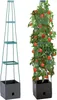 Pflanzentopf mit Tomatenstütze, Kletterpflanze, 150 cm Produktbild-Vorschau 1