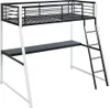 MALICIA Mezzaninbett - 90 × 190 - Eingebauter Schreibtisch Produktbild-Vorschau 6