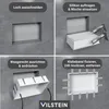VILSTEIN | Duschnische 30x45 cm | Aufputz | Wandnische Weiß Produktbild-Vorschau 5
