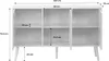 sweeek - Sideboard 3 Türen und 3 Einlegeböden, 120 cm - Produktbild-Vorschau 8