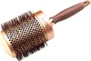 A round hair brush with bronze barrel and brown handle, shown against a white background. Produktbild-Vorschau