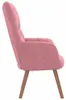 vidaXL Relaxsessel Rosa Samt Produktbild-Vorschau 4