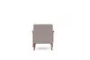 A single armchair is shown from the back against a white background. Produktbild-Vorschau