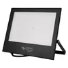 A black LED floodlight is shown against a white background. Produktbild-Vorschau