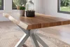 Esstisch 160 x 85 cm Akazie massiv natur Baumkantentisch Produktbild-Vorschau 4