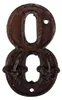 hausnummer 8 11,8 x 8 cm Gusseisen dunkelbraun Produktbild-Vorschau 1