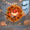 Outsunny Halloween-decoratie: Hangende pompoenkrans met Productafbeelding-voorbeeld 3