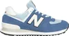 New Balance 574 Wildleder Trainer, Blau 45 EU Produktbild-Vorschau 3