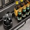 Gewürzregale, Küchenorganizer-Set, Hängendes Küchenregal Produktbild-Vorschau 2