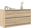 vidaXL TV skříňka Sonoma dub 100x35x54 cm materiál na bázi Náhled obrázku produktu 4
