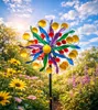 formano Windrad Farbkreise Garten Metall bunt Windspiel  30 Produktbild-Vorschau 2