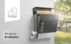 NewHabitat Briefkasten Anthrazit mit Zeitungsfach Produktbild-Vorschau 13