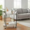 HAKU Servierwagen creme, schwarz - Metall, B/H/T: 60x70x40 Produktbild-Vorschau 2
