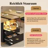 MODFU rozkládací jídelní stůl s deskou v dřevěném dekoru, Náhled obrázku produktu 3