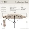 TecTake 404253, Béžová Náhled obrázku produktu 24