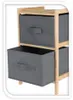 Excellent Houseware 2-stöckiges Regal, Holz/Textil, Produktbild-Vorschau 8