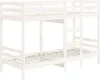 vidaXL Letto a castello bianco 90x200 cm in legno massiccio Anteprima dell’immagine prodotto 4