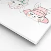 Bild auf Leinwand - Leinwandbild - Bunnys Hüte Illustration Produktbild-Vorschau 5