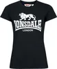 Lonsdale London T-Shirt Damen COMBE DOUBLE PACK schwarz S Produktbild-Vorschau 2