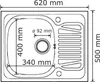 Pyramis Einbauspüle Sparta 1B 1D Edelstahl 100132512 Produktbild-Vorschau 7