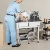 VEVOR stazione di lavaggio per cani in acciaio inox, vasca Anteprima dell’immagine prodotto 8