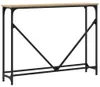 vidaXL Konzolový stolík Sonoma dub 102x22,5x75 cm odvodený Náhľad obrázku produktu 6