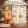 24 Glasstrohhalme +2 Bürsten Glashalme Glas Trinkhalme Produktbild-Vorschau 2
