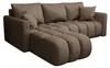CORNERO Ecksofa mit schlaffunktion GARDA links braun Produktbild-Vorschau 2