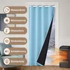 Tenda per porta, spessa, con isolamento termico, protezione Anteprima dell’immagine prodotto 5